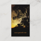 Le Carte de visite de la soie de la nature (Dos)