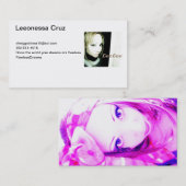 Le carte de visite de Leeonessa (Devant / Derrière)