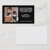 Le carte de visite de l'humain de Myrtie (Devant / Derrière)