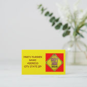 "LE CARTE DE VISITE DE PARTY PLANNER (Debout devant)