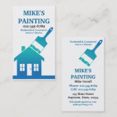 Le carte de visite de peintre de Chambre (Devant / Derrière)