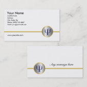 Le carte de visite de psychologie, doublent (Devant / Derrière)