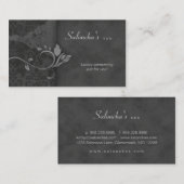 Le carte de visite de spa de salon gris/gris a (Devant / Derrière)