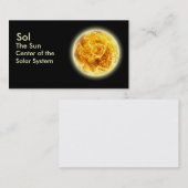 Le carte de visite de The Sun (Devant / Derrière)