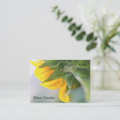 Le carte de visite de tournesol lui font vos (Debout devant)