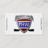 Le carte de visite des auteurs d'hockey 100 (Dos)