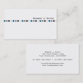 Le carte de visite d'hommes modernes (Devant / Derrière)