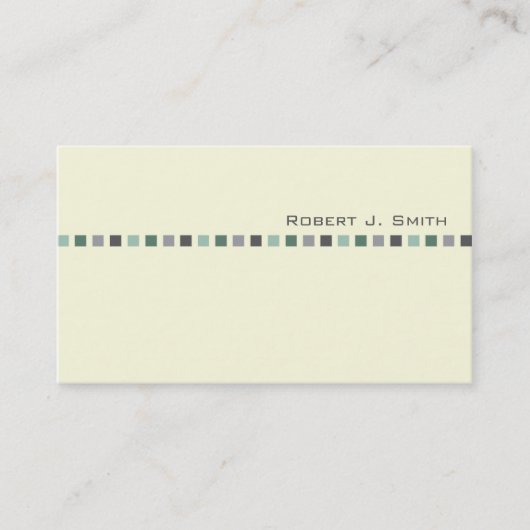 Le carte de visite d'hommes modernes (Devant)