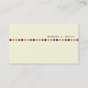 Le carte de visite d'hommes modernes