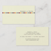 Le carte de visite d'hommes modernes (Devant / Derrière)