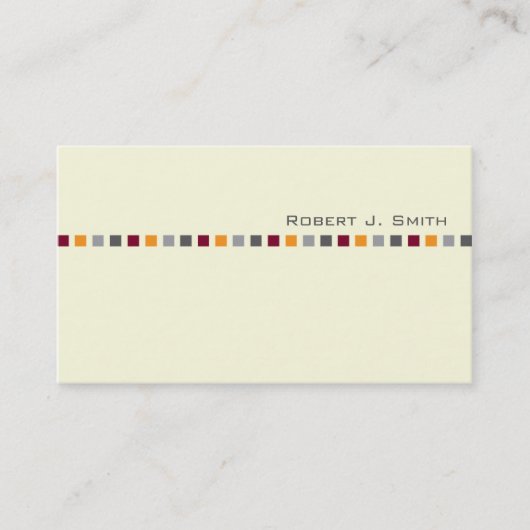 Le carte de visite d'hommes modernes (Devant)