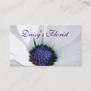 Le carte de visite du concepteur floral