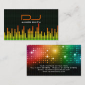 Le carte de visite du DJ (Devant / Derrière)