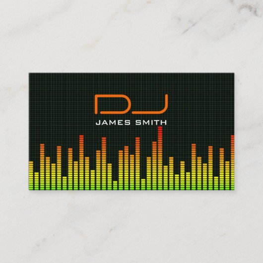 Le carte de visite du DJ (Devant)