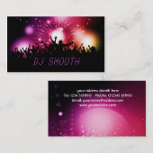 Le carte de visite du DJ (Devant / Derrière)