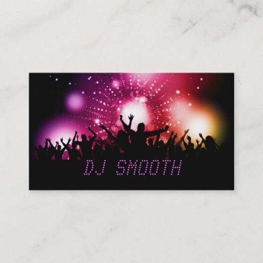 Le carte de visite du DJ (Devant)