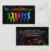 Le carte de visite du DJ (Devant / Derrière)