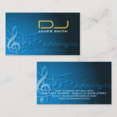 Le carte de visite du DJ (Devant / Derrière)