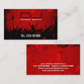 Le carte de visite du DJ (Devant / Derrière)