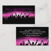 Le carte de visite du DJ (Devant / Derrière)