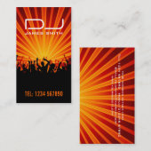 Le carte de visite du DJ (Devant / Derrière)