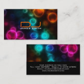 Le carte de visite du DJ (Devant / Derrière)