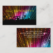 Le carte de visite du DJ (Devant / Derrière)