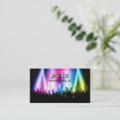 Le carte de visite du DJ de personnes de partie (Debout devant)