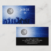 Le carte de visite du DJ de personnes de partie (Devant / Derrière)