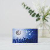 Le carte de visite du DJ de personnes de partie (Debout devant)