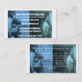 Le carte de visite du fondateur de Weightathon (Devant / Derrière)