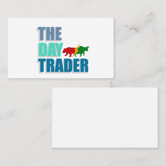 Le Carte de visite du Jour Trader (Devant / Derrière)