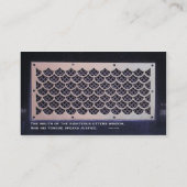 Le carte de visite du juge (Dos)