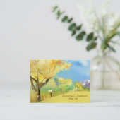 Le carte de visite du marchand d'art (Debout devant)
