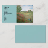 Le carte de visite du marchand d'art (Devant / Derrière)