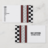 Le carte de visite du mécanicien (Devant / Derrière)