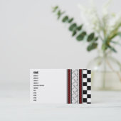 Le carte de visite du mécanicien (Debout devant)