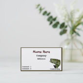 Le carte de visite du pêcheur (Debout devant)