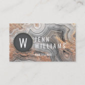 Le carte de visite en cristal moderne de geode (Devant)