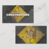 Le carte de visite en métal de construction s'est (Devant / Derrière)