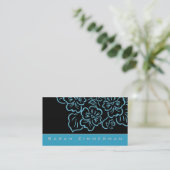 Le Carte de visite Floral Aqua (Debout devant)
