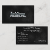 Le carte de visite inspiré professionnel réalisent (Devant / Derrière)