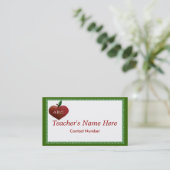 Le carte de visite lunatique du professeur (Debout devant)