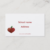 Le carte de visite lunatique du professeur (Dos)