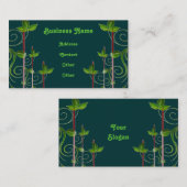 Le Carte de visite naturel vert (Devant / Derrière)