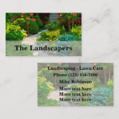 Le Carte de visite paysager (Devant / Derrière)