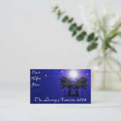 Le carte de visite vivant de nativité (Debout devant)