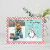 Le Carte photo de vacances de Penguin (Debout devant)