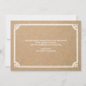 Le carte photo l'épousant de Merci du jour le plus (Dos)