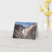 Le carte pour notes de paix abaissent des automnes (Fleur jaune)